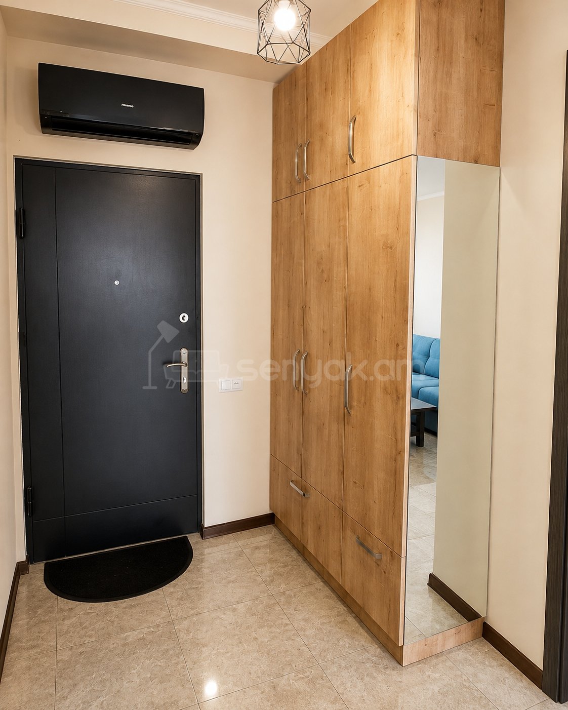 2 Սենյականոց Բնակարան Նորակառույցում, 40քմ, 7/9 հարկ, Կապիտալ Վերանորոգված, Կահավորված, Արևկող