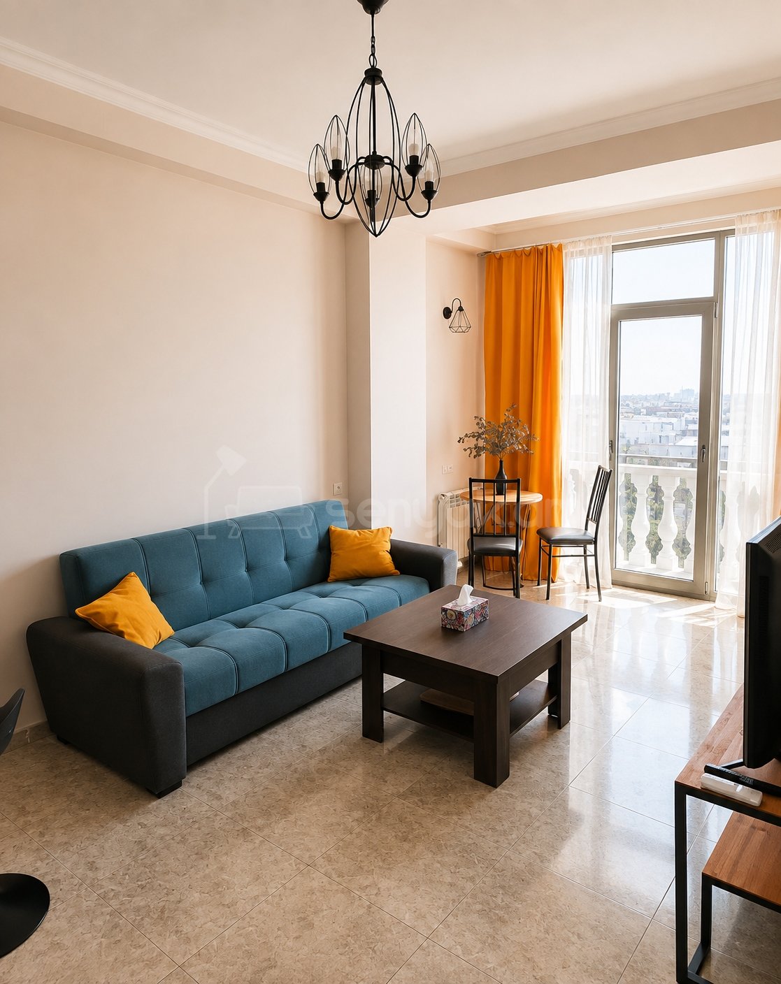 2 Սենյականոց Բնակարան Նորակառույցում, 40քմ, 7/9 հարկ, Կապիտալ Վերանորոգված, Կահավորված, Արևկող