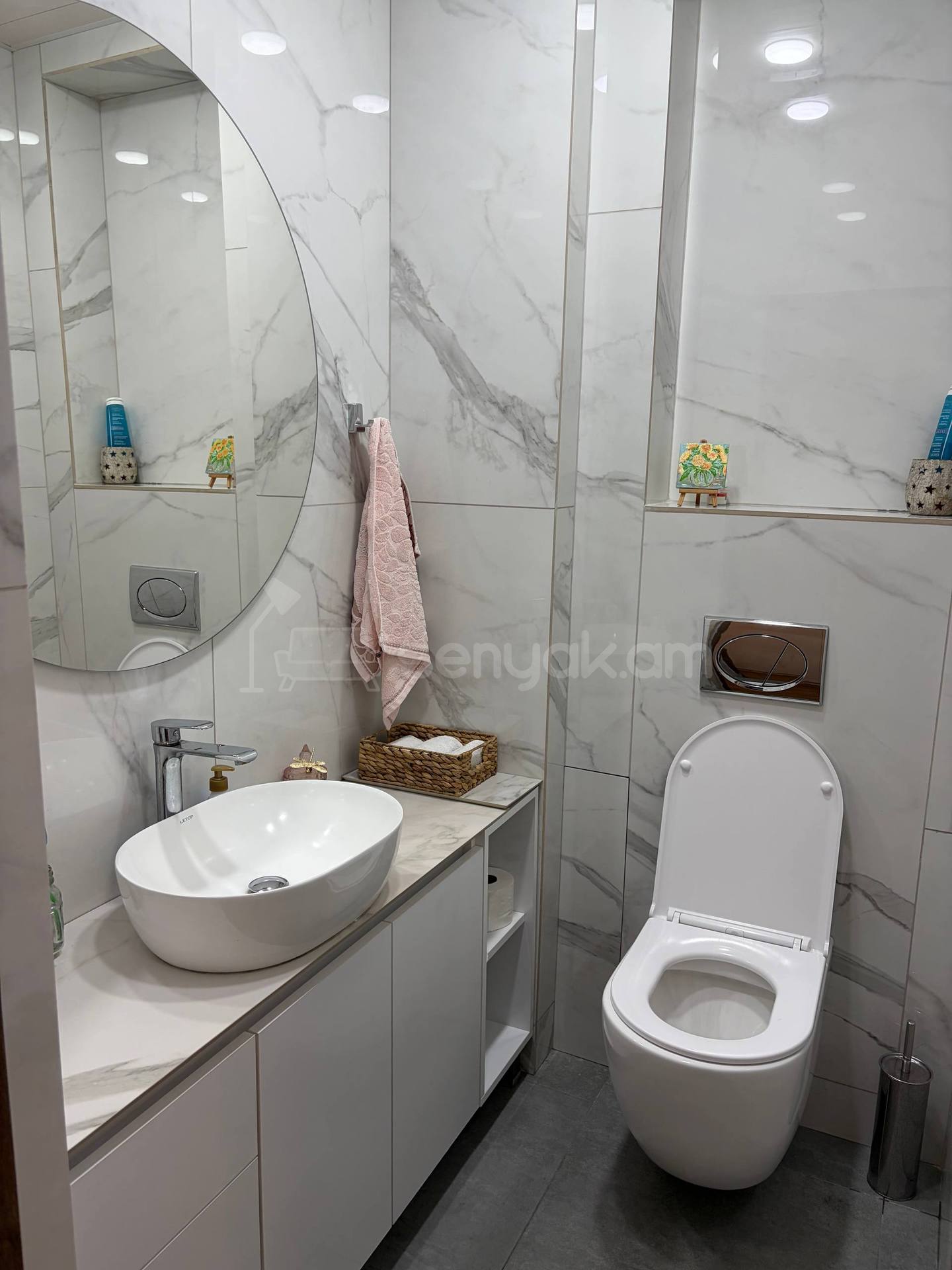 3 Սենյականոց Բնակարան Նորակառույցում, 80քմ, 11/14 հարկ, Կապիտալ Վերանորոգված