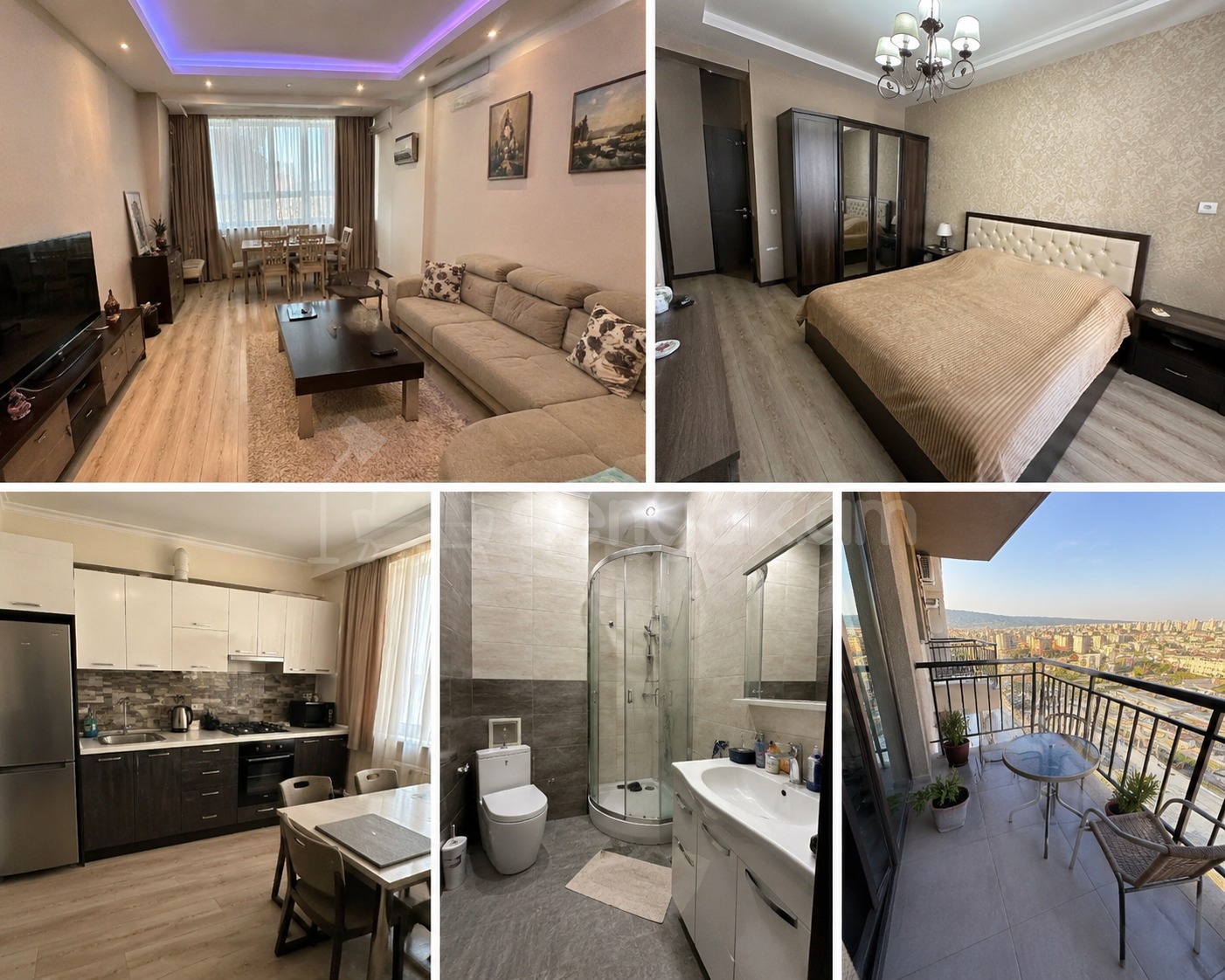 2 Սենյականոց Բնակարան Նորակառույցում, 35քմ, 3/5 հարկ, Կապիտալ Վերանորոգված