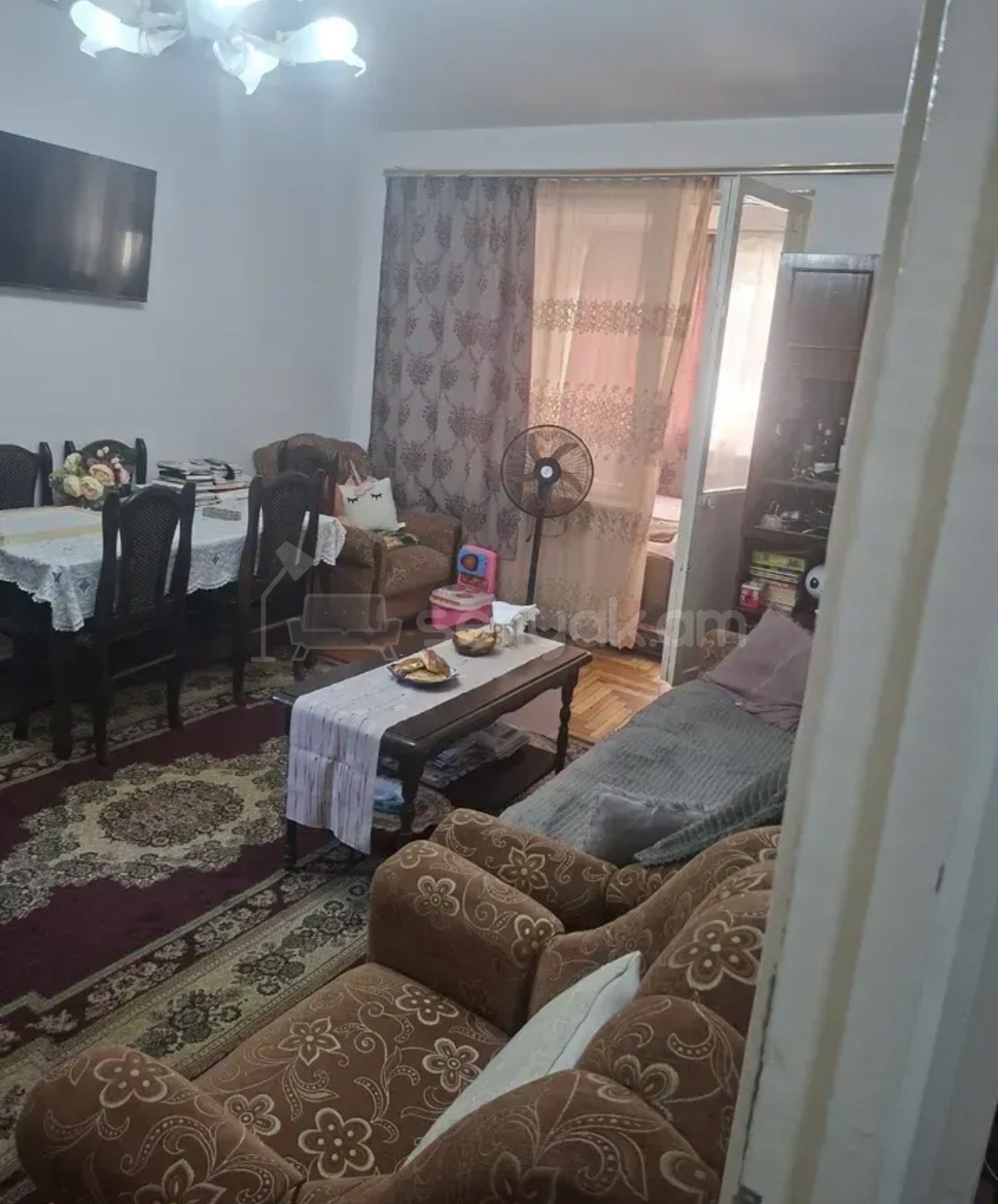 2 Սենյականոց Բնակարան, 55քմ, 2/9 հարկ, Նորմալ Վիճակում