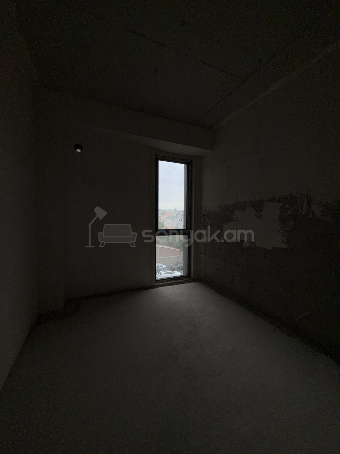 2 Սենյականոց Բնակարան Նորակառույցում, 57քմ, 2/14 հարկ, Զրոյական Վիճակում