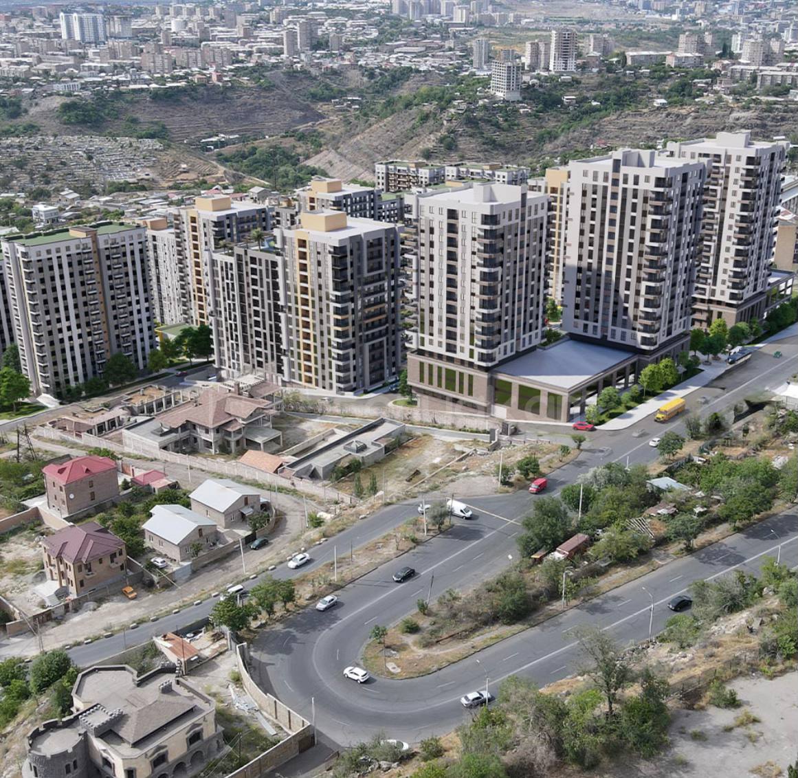 2 Սենյականոց Բնակարան, 52քմ, 7/12 հարկ, Զրոյական Վիճակում