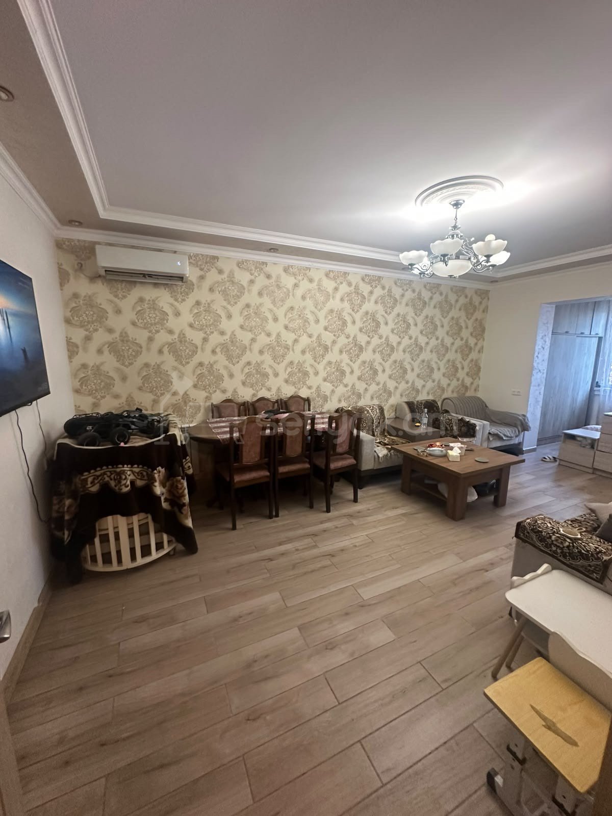 3 Սենյականոց Բնակարան, 72քմ, 1/9 հարկ, Կապիտալ Վերանորոգված
