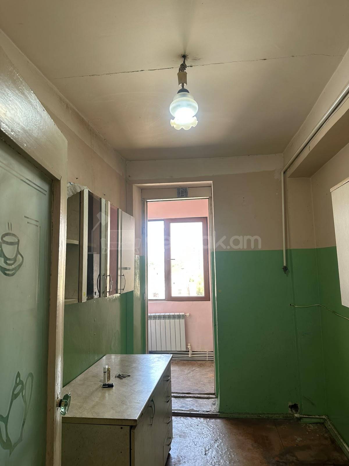 1 Սենյականոց Բնակարան, 45քմ, 8/9 հարկ, Պետական Վիճակում