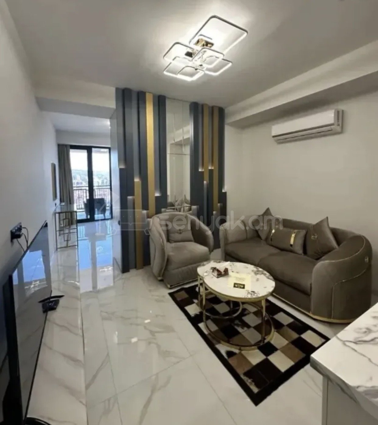2 Սենյականոց Բնակարան Նորակառույցում, 78քմ, 9/12 հարկ, Կապիտալ Վերանորոգված