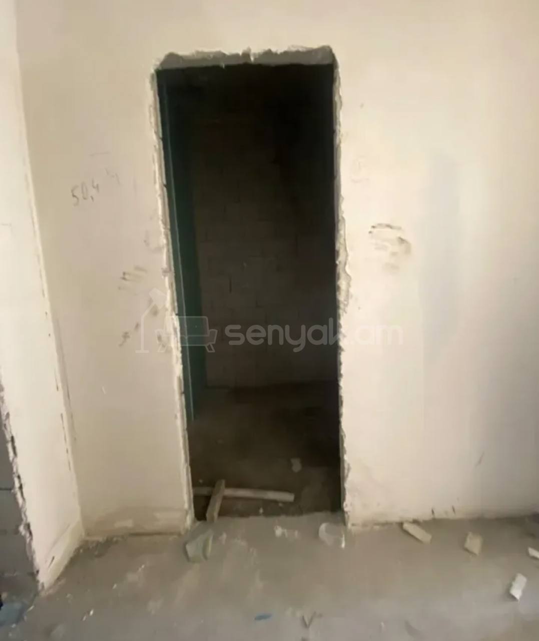 2 Սենյականոց Բնակարան, 55քմ, 3/15 հարկ, Զրոյական Վիճակում