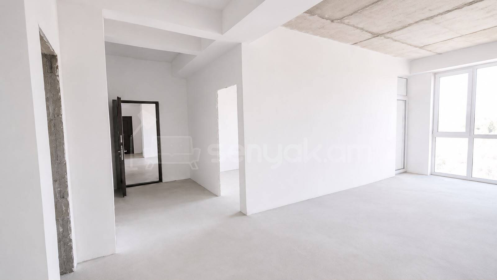 2 Սենյականոց Բնակարան Նորակառույցում, 59քմ, 14/16 հարկ, Զրոյական Վիճակում