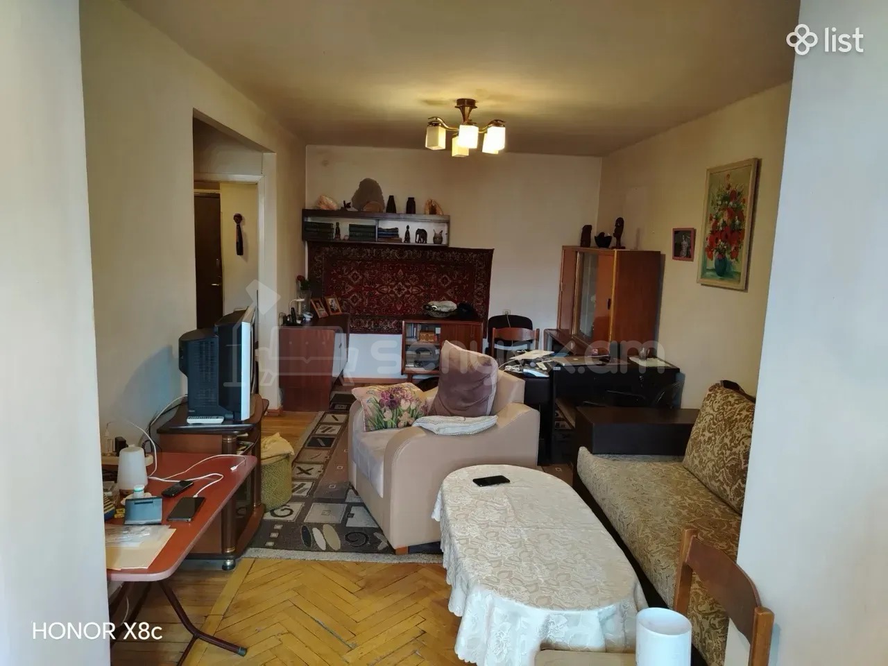 1 Սենյականոց Բնակարան Քարե Շենքում, 48քմ, 3/5 հարկ, Նորմալ Վիճակում, Կահավորված, Արևկող