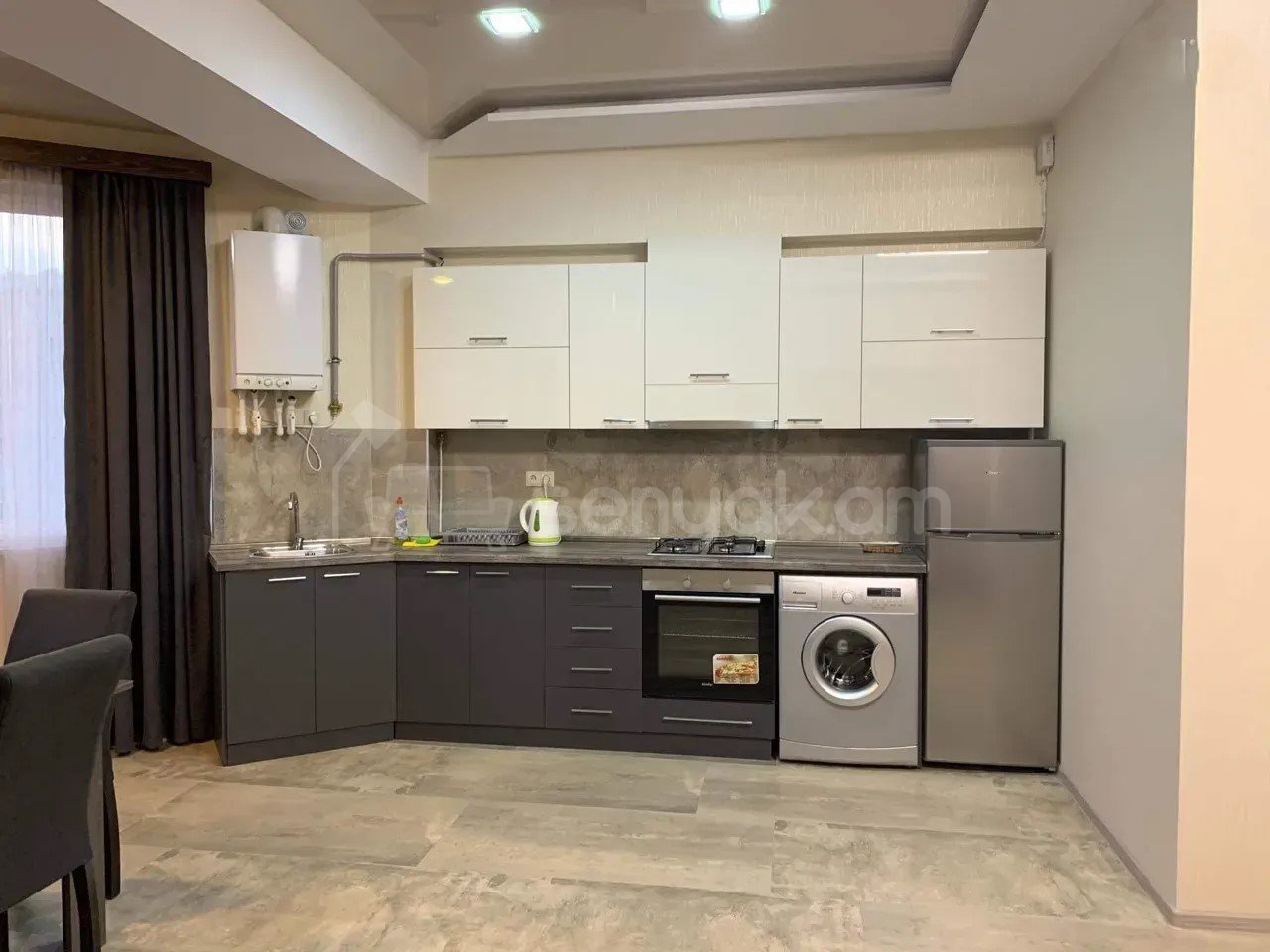3 Սենյականոց Բնակարան Նորակառույցում, 62քմ, 7/11 հարկ, Դիզայներական Վերանորոգված