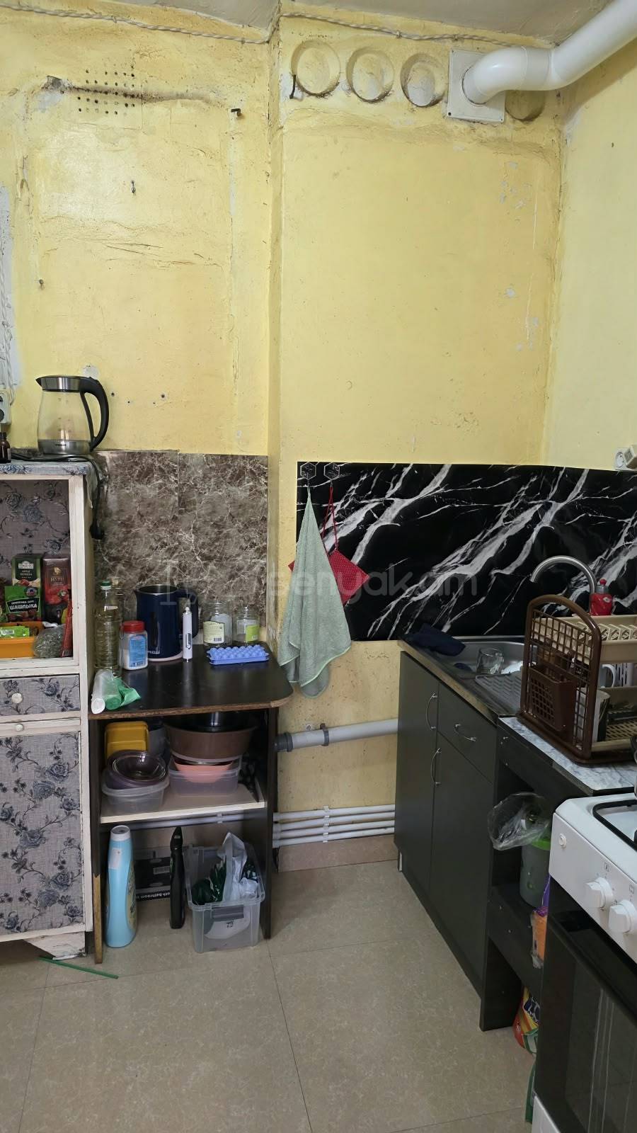 2 Սենյականոց Բնակարան Քարե Շենքում, 56քմ, 4/5 հարկ, Նորմալ Վիճակում