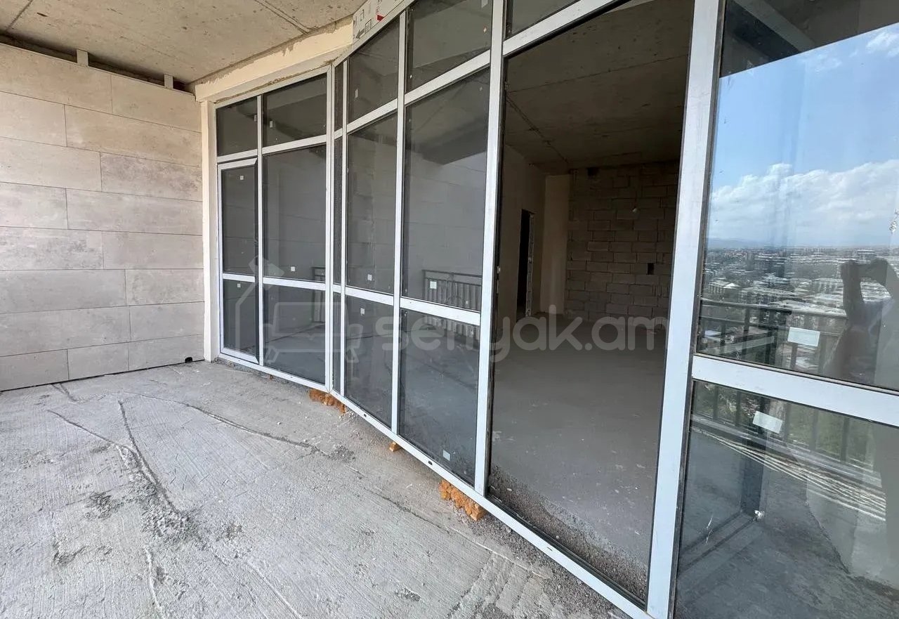 2 Սենյականոց Բնակարան Նորակառույցում, 57քմ, 15/18 հարկ, Զրոյական Վիճակում