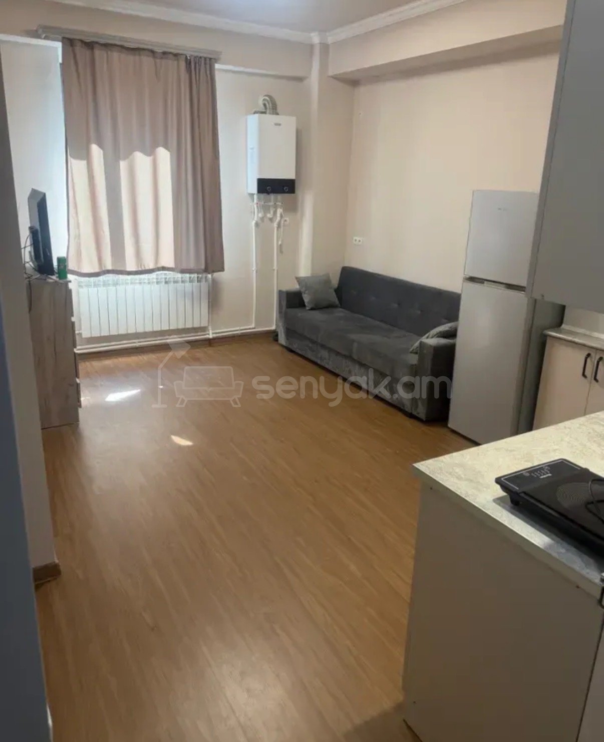 2 Սենյականոց Բնակարան Նորակառույցում, 40քմ, 2/16 հարկ, Կապիտալ Վերանորոգված, Կահավորված