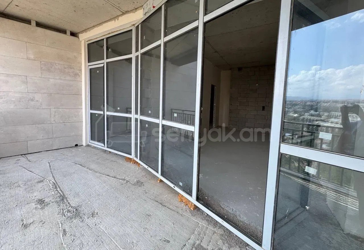 2 Սենյականոց Բնակարան Նորակառույցում, 57քմ, 15/18 հարկ, Զրոյական Վիճակում
