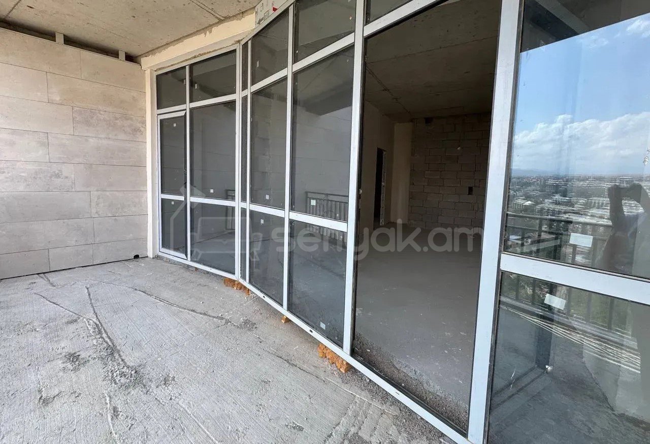 2 Սենյականոց Բնակարան Նորակառույցում, 57քմ, 15/18 հարկ, Զրոյական Վիճակում