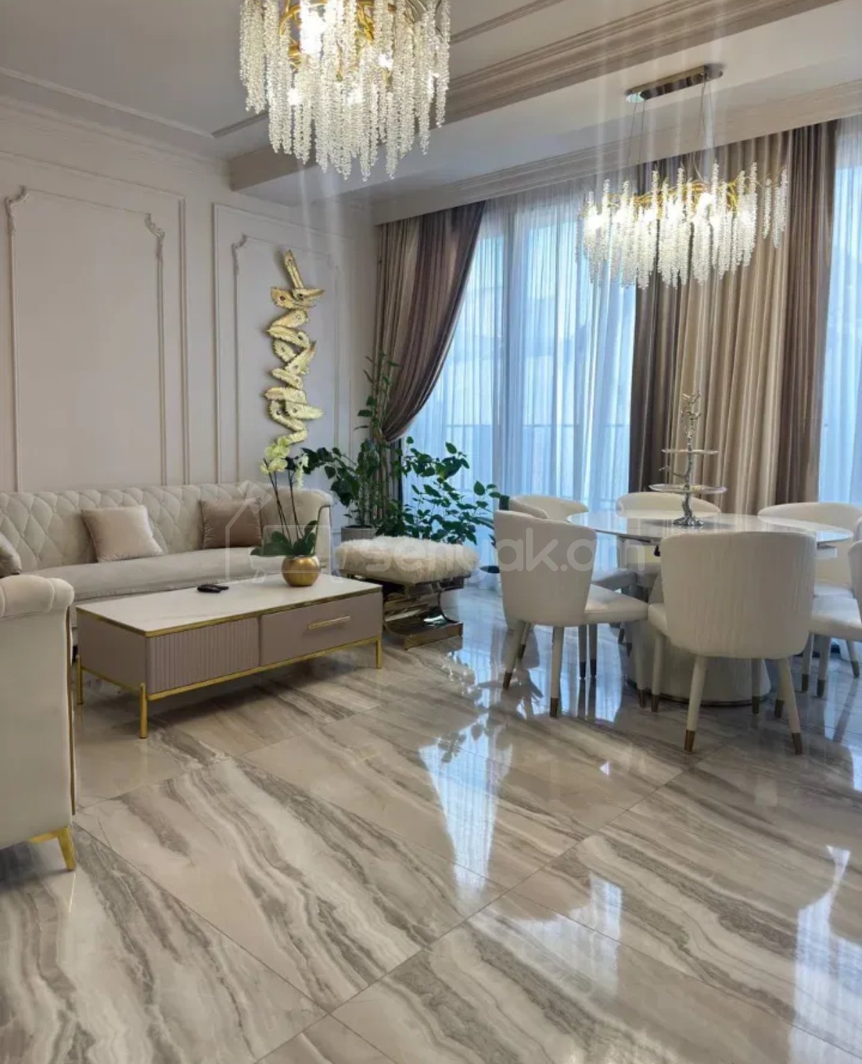 2 Սենյականոց Բնակարան Նորակառույցում, 108քմ, 5/5 հարկ, Դիզայներական Վերանորոգված