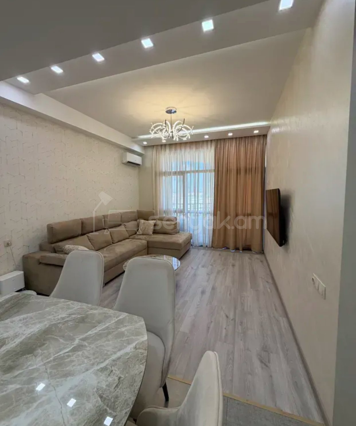 2 Սենյականոց Բնակարան Նորակառույցում, 68քմ, 5/11 հարկ, Դիզայներական Վերանորոգված