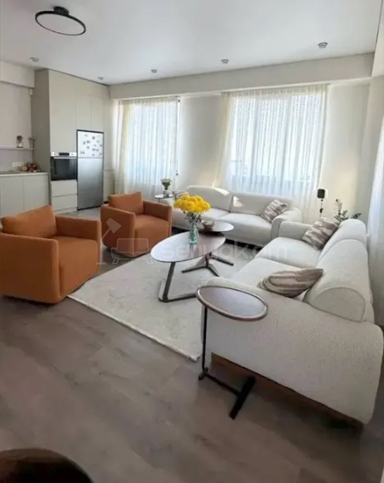 2 Սենյականոց Բնակարան Նորակառույցում, 80քմ, 6/9 հարկ, Դիզայներական Վերանորոգված