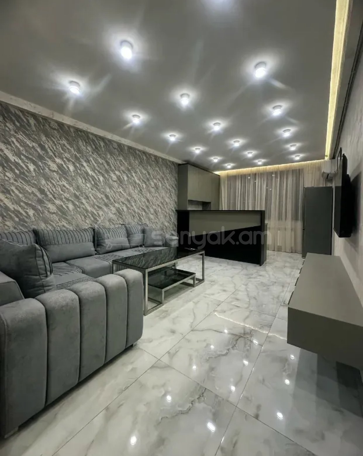 2 Սենյականոց Բնակարան Նորակառույցում, 50քմ, 11/15 հարկ, Դիզայներական Վերանորոգված