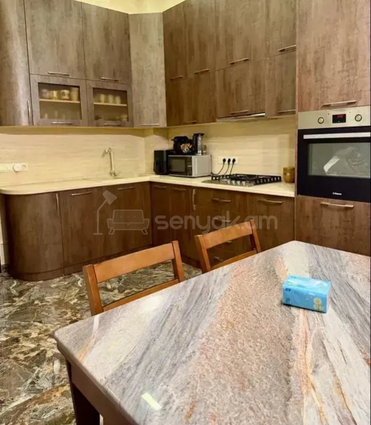 2 Սենյականոց Բնակարան Նորակառույցում, 58քմ, 3/5 հարկ, Կապիտալ Վերանորոգված