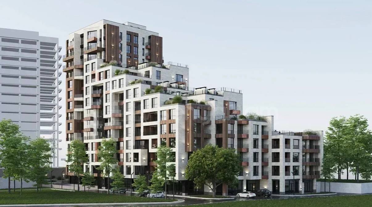 2 Սենյականոց Բնակարան Նորակառույցում, 74քմ, 2/10 հարկ, Զրոյական Վիճակում