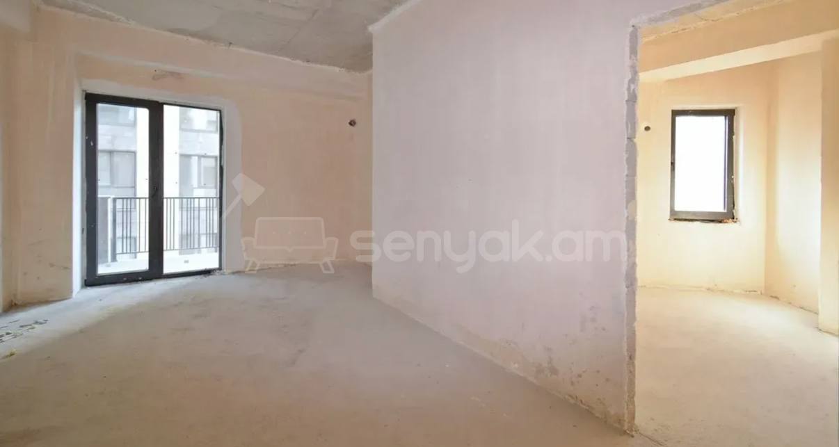 2 Սենյականոց Բնակարան, 60քմ, 6/9 հարկ, Զրոյական Վիճակում