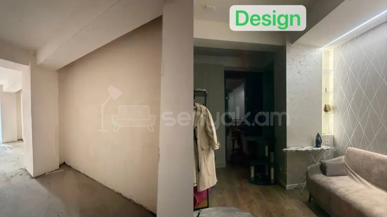 2 Սենյականոց Բնակարան, 48քմ, 4/16 հարկ, Զրոյական Վիճակում