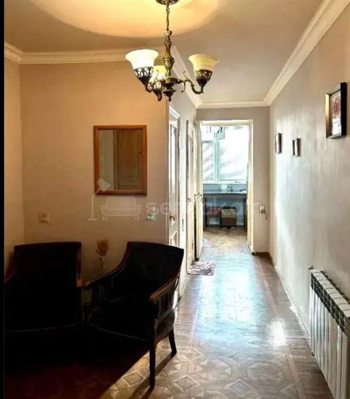 3 Սենյականոց Բնակարան Քարե Շենքում, 73քմ, 4/4 հարկ, Կապիտալ Վերանորոգված