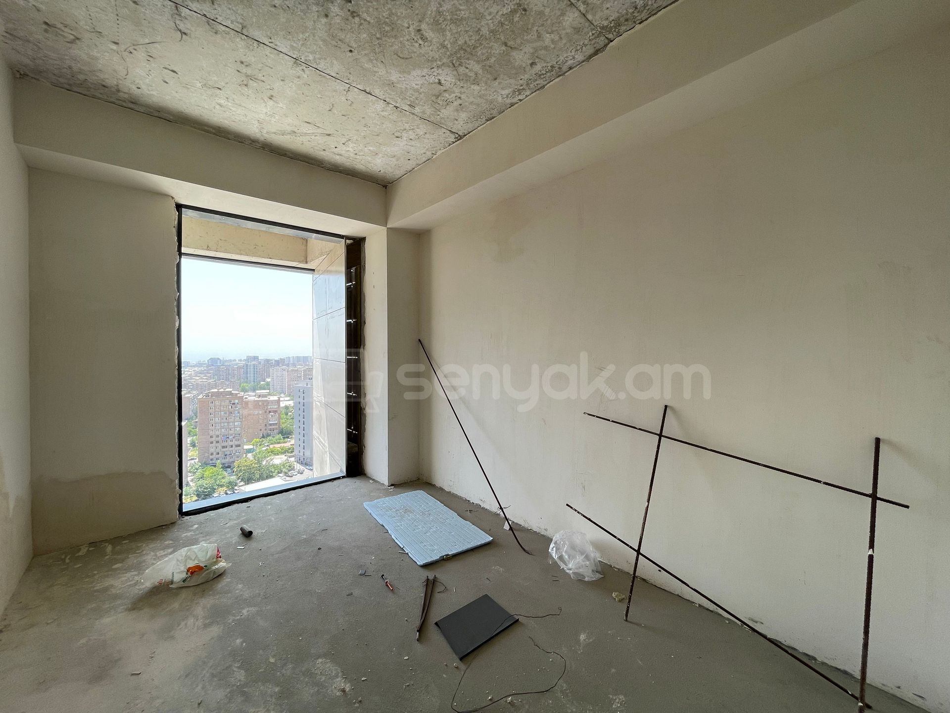 3 Սենյականոց Բնակարան Նորակառույցում, 80քմ, 13/19 հարկ, Զրոյական Վիճակում