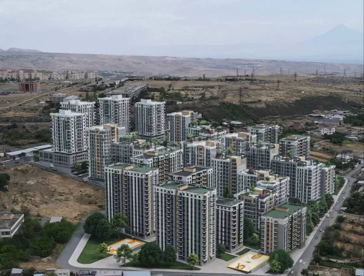 2 Սենյականոց Բնակարան, 60քմ, 6/13 հարկ, Զրոյական Վիճակում