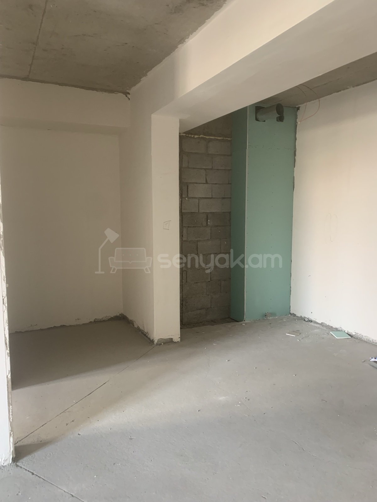 2 Սենյականոց Բնակարան Նորակառույցում, 56քմ, 8/20 հարկ, Զրոյական Վիճակում