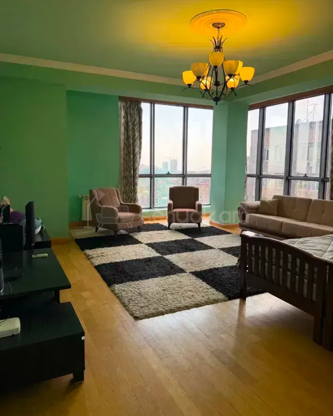 2 Սենյականոց Բնակարան Նորակառույցում, 100քմ, 9/14 հարկ, Կապիտալ Վերանորոգված, Կահավորված