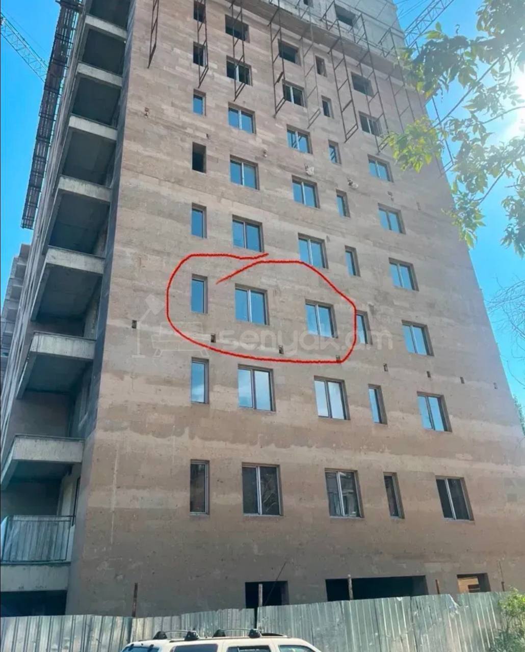 2 Սենյականոց Բնակարան Նորակառույցում, 52քմ, 3/10 հարկ, Զրոյական Վիճակում