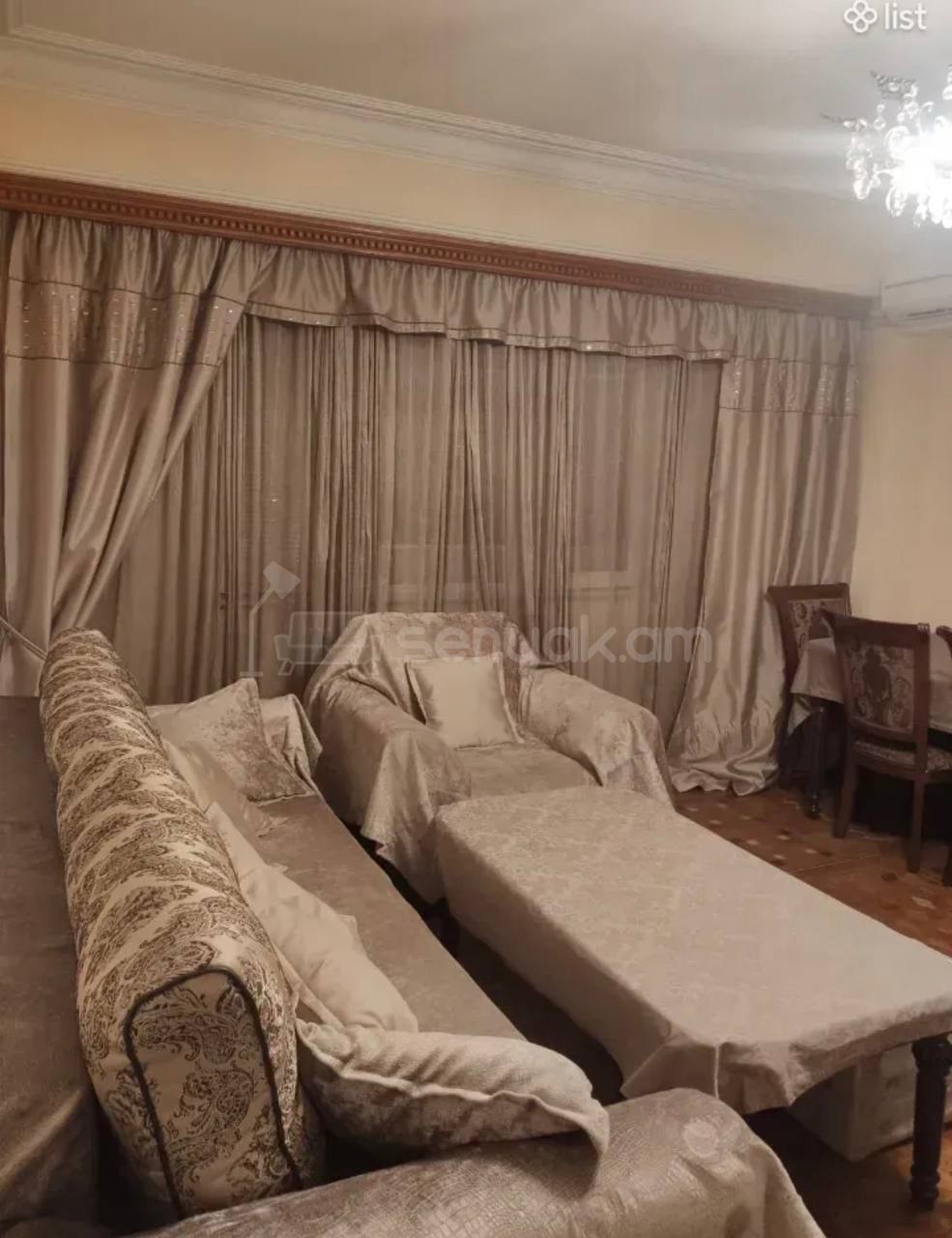 3 Սենյականոց Բնակարան, 95քմ, 9/9 հարկ, Կապիտալ Վերանորոգված, Կահավորված, Արևկող
