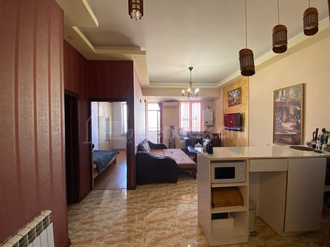 2 Սենյականոց Բնակարան Նորակառույցում, 50քմ, 16/20 հարկ, Կապիտալ Վերանորոգված