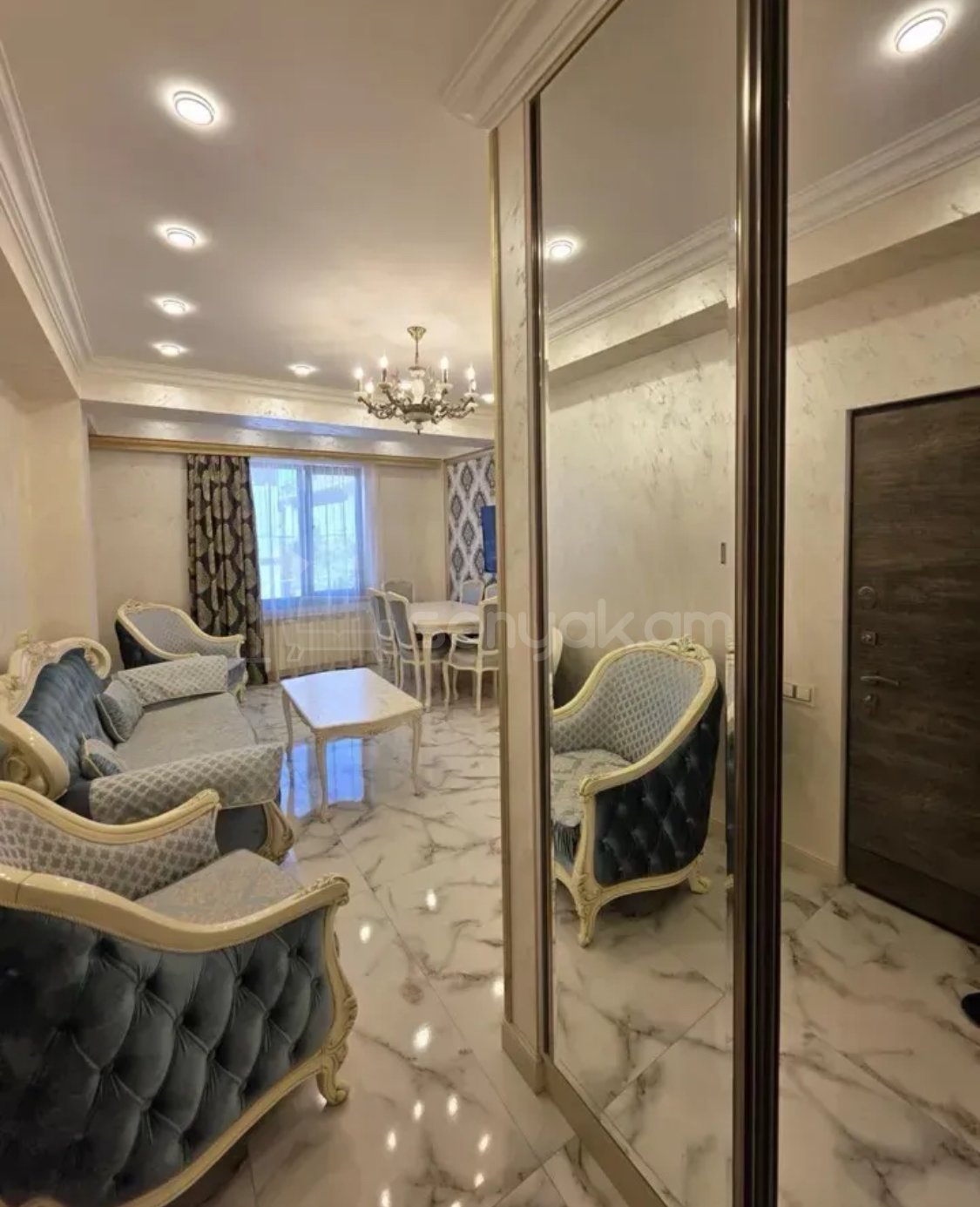 2 Սենյականոց Բնակարան Նորակառույցում, 52քմ, 2/4 հարկ, Դիզայներական Վերանորոգված