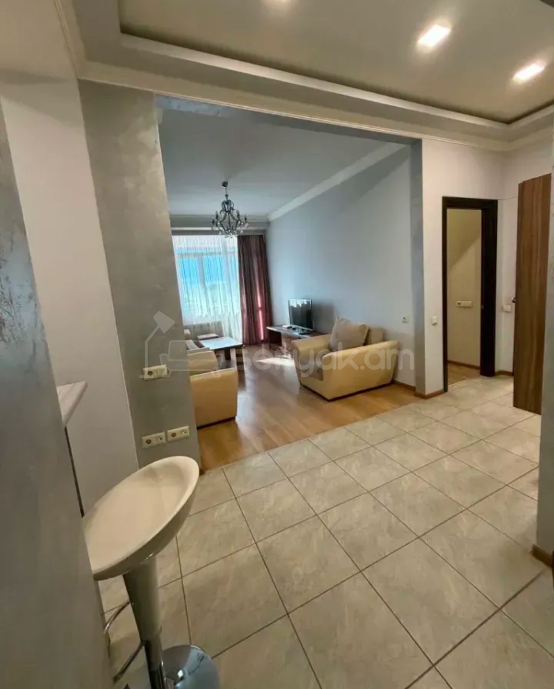 2 Սենյականոց Բնակարան Նորակառույցում, 60քմ, 8/20 հարկ, Կապիտալ Վերանորոգված, Կահավորված