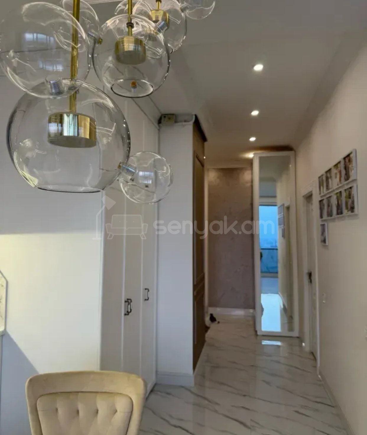 2 Սենյականոց Բնակարան Նորակառույցում, 92քմ, 14/16 հարկ, Դիզայներական Վերանորոգված
