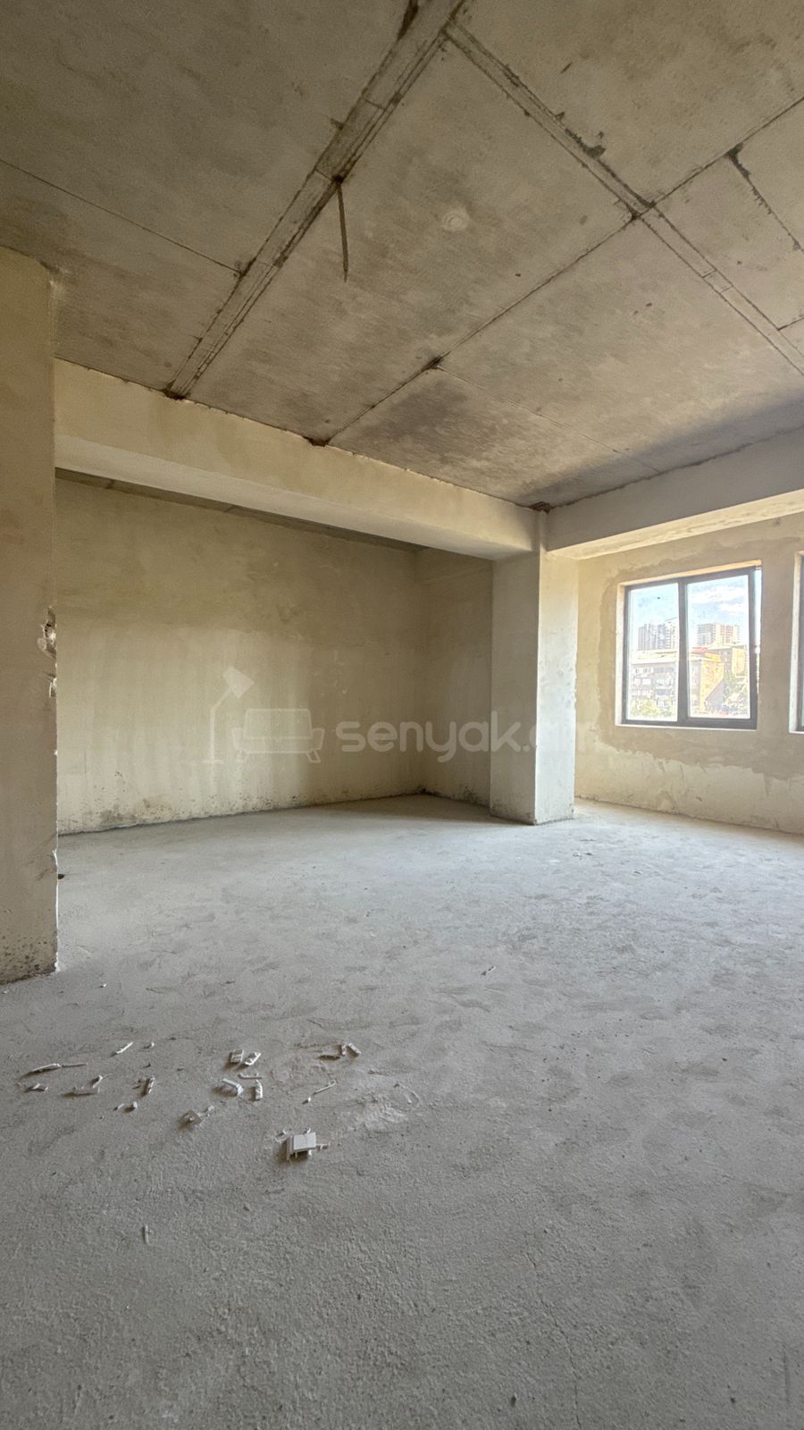 1 Սենյականոց Բնակարան Նորակառույցում, 50քմ, 11/16 հարկ, Զրոյական Վիճակում