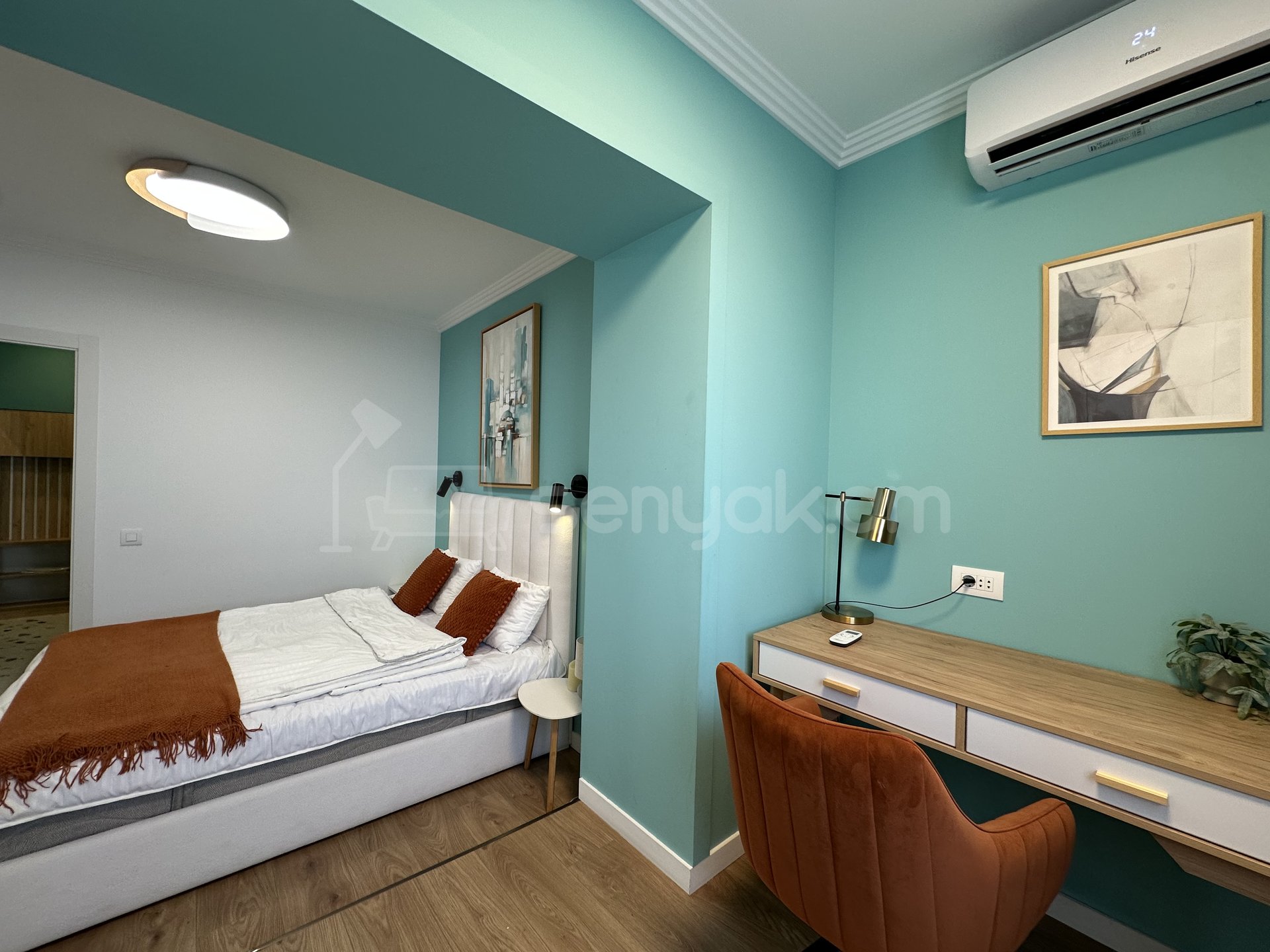 2 Սենյականոց Բնակարան Քարե Շենքում, 50քմ, 5/5 հարկ, Դիզայներական Վերանորոգված, Կահավորված, Արևկող