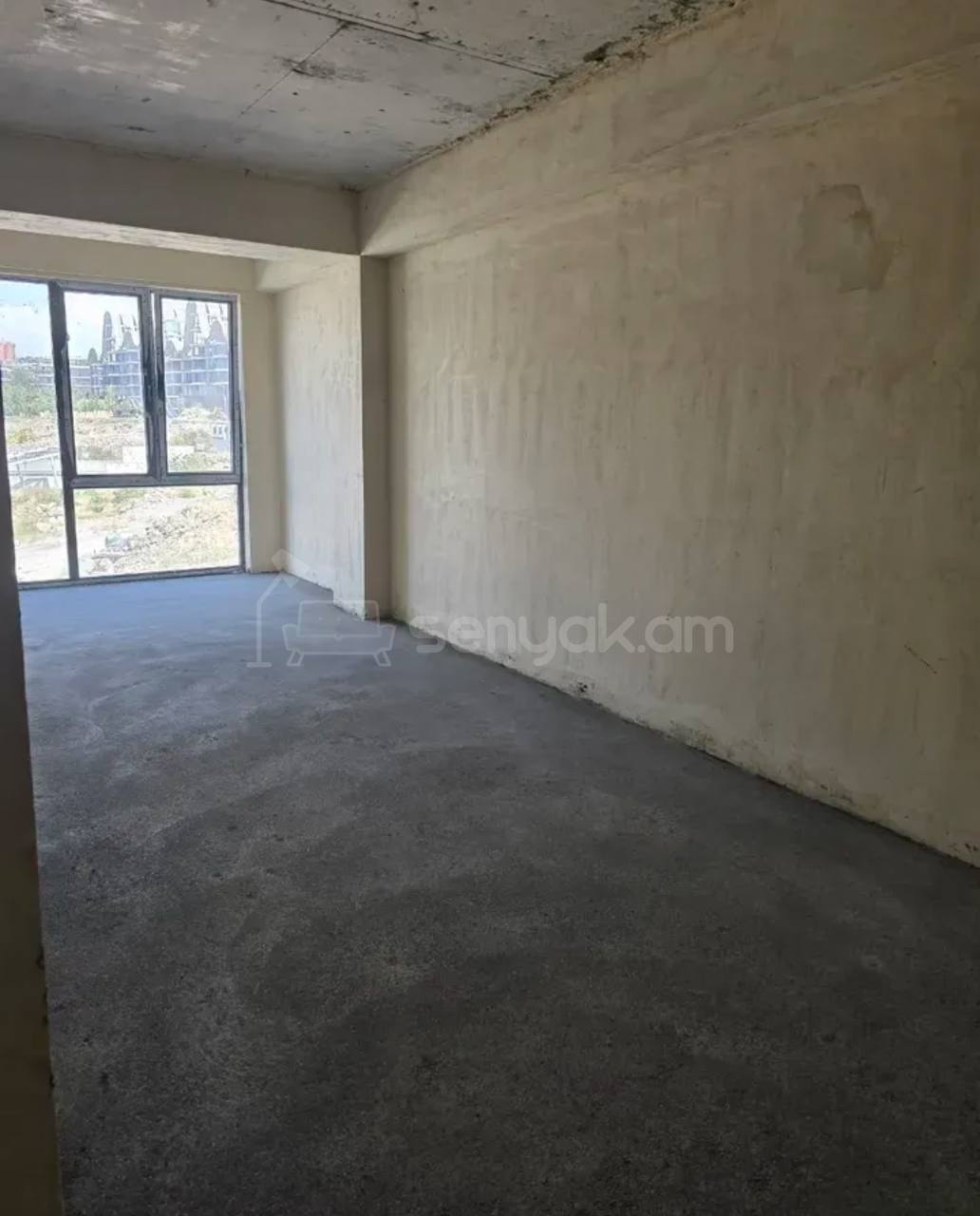 2 Սենյականոց Բնակարան, 62քմ, 2/6 հարկ, Զրոյական Վիճակում