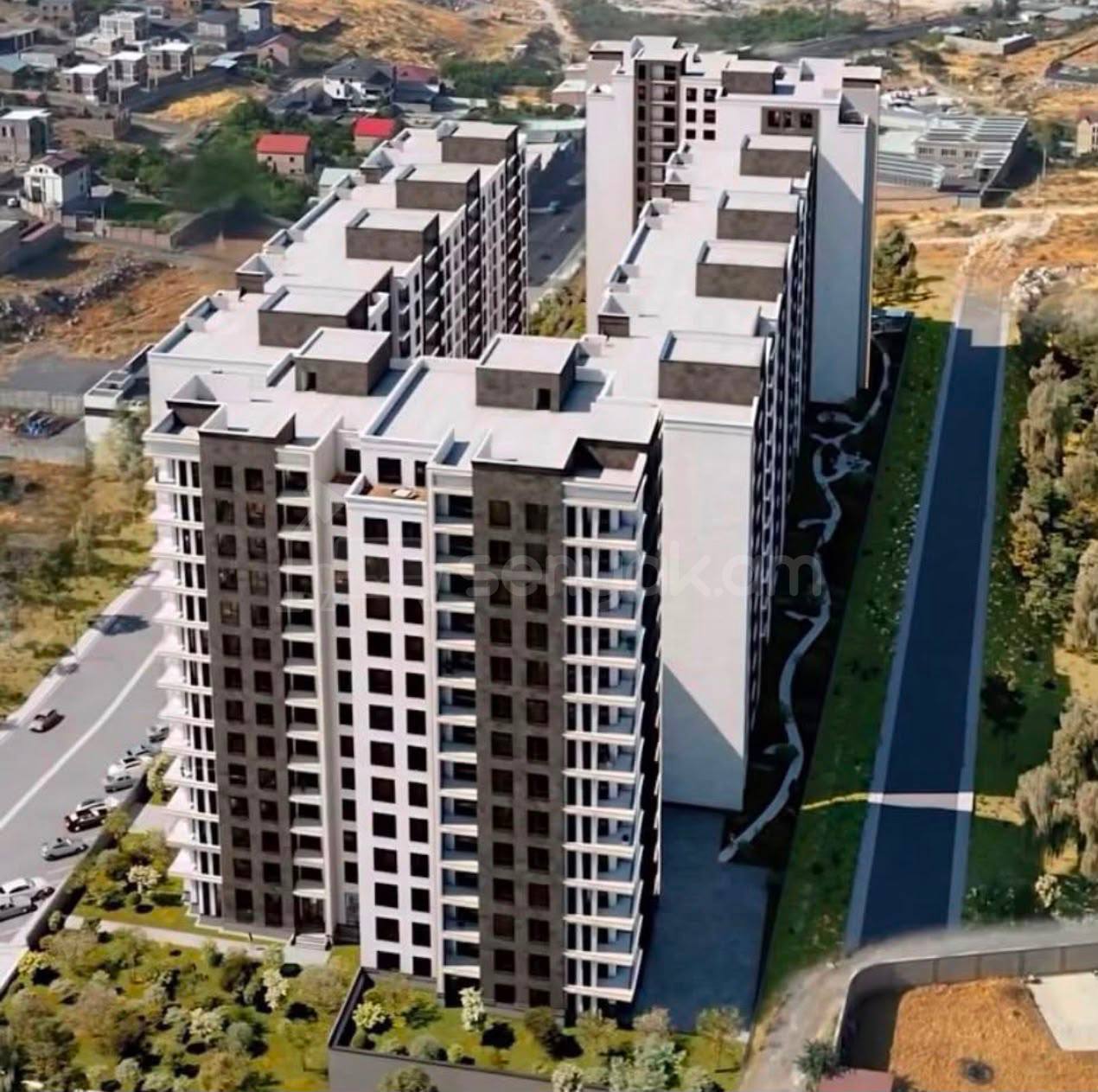 2 Սենյականոց Բնակարան Նորակառույցում, 55քմ, 13/13 հարկ, Զրոյական Վիճակում