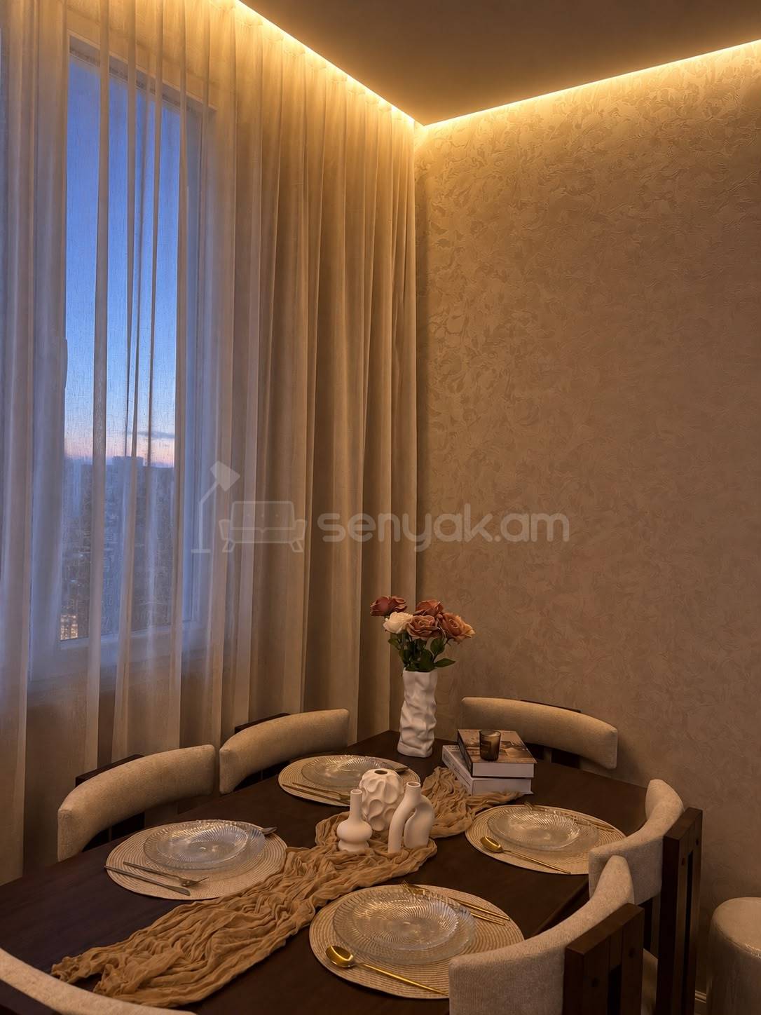 3 Սենյականոց Բնակարան Նորակառույցում, 70քմ, 8/16 հարկ, Դիզայներական Վերանորոգված, Կահավորված, Արևկող