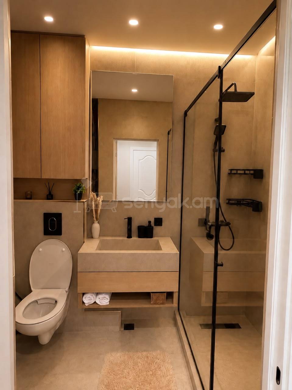 3 Սենյականոց Բնակարան Նորակառույցում, 70քմ, 8/16 հարկ, Դիզայներական Վերանորոգված, Կահավորված, Արևկող