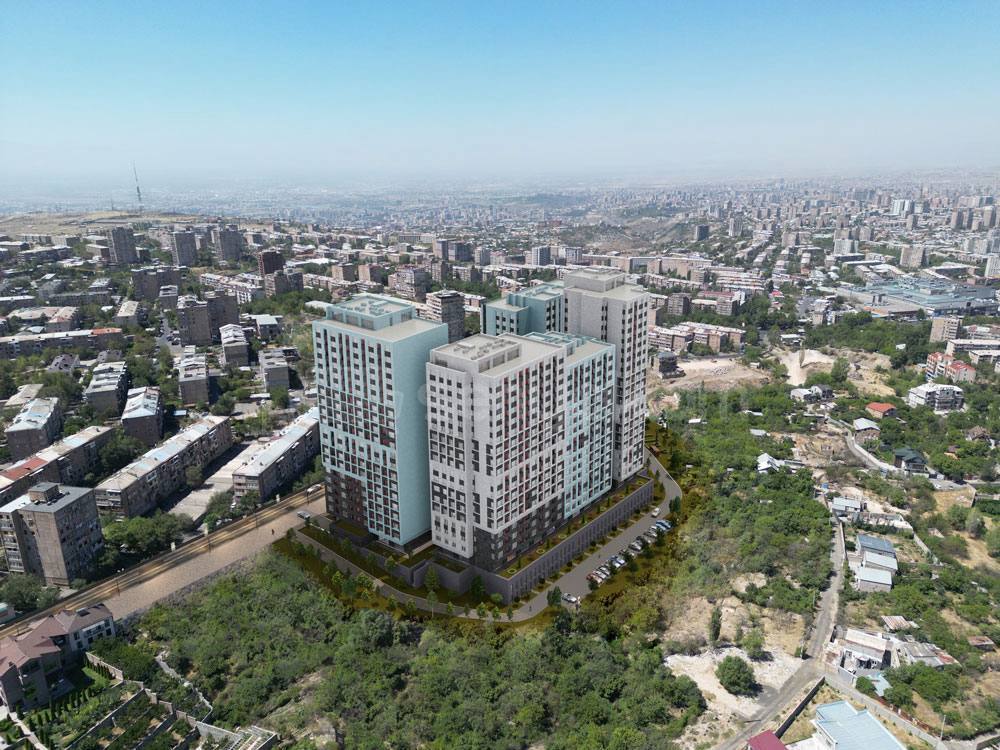 3 Սենյականոց Բնակարան, 75քմ, 8/20 հարկ, Զրոյական Վիճակում