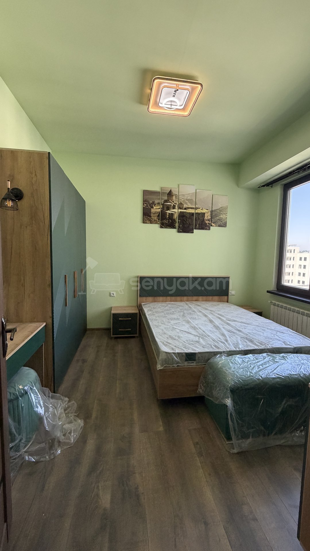 3 Սենյականոց Բնակարան Նորակառույցում, 90քմ, 16/16 հարկ, Զրոյական Վիճակում