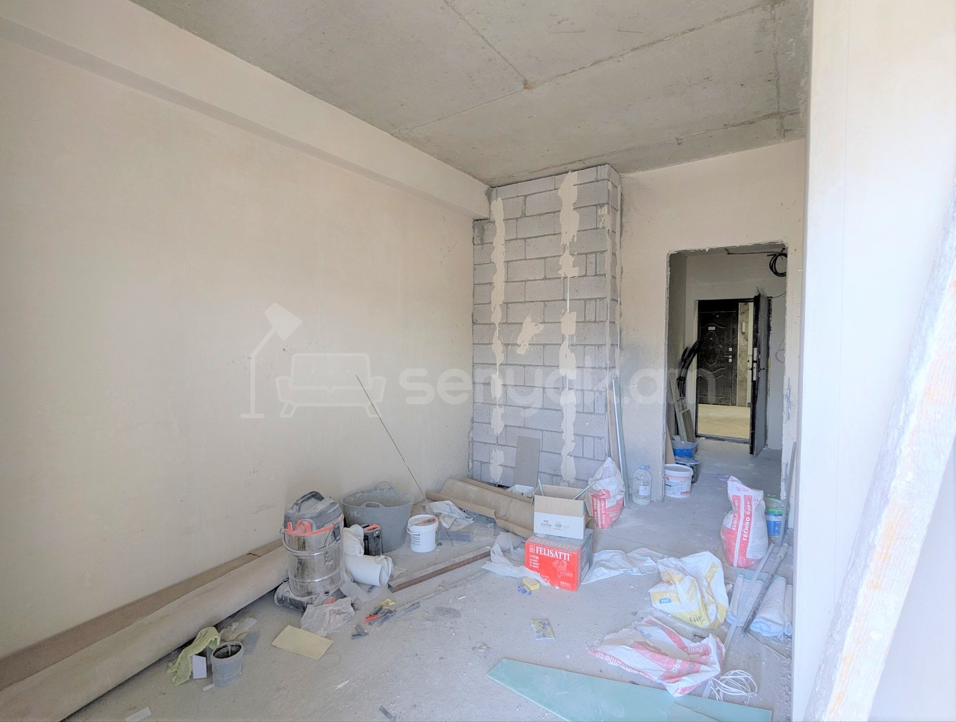 2 Սենյականոց Բնակարան Նորակառույցում, 56քմ, 14/22 հարկ, Զրոյական Վիճակում