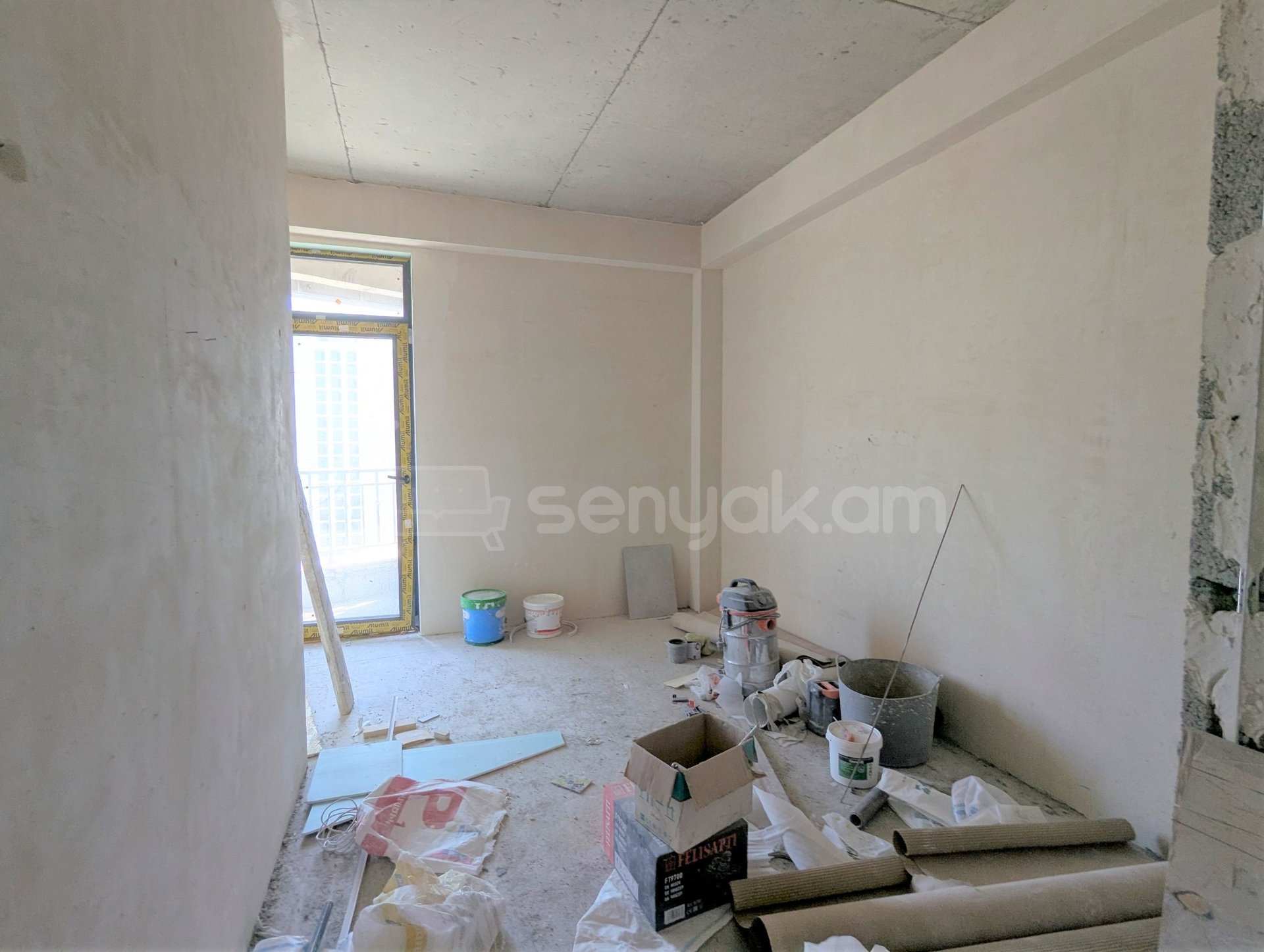 2 Սենյականոց Բնակարան Նորակառույցում, 56քմ, 14/22 հարկ, Զրոյական Վիճակում