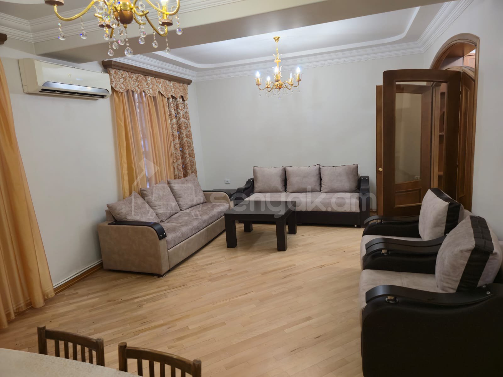 3 Սենյականոց Բնակարան Նորակառույցում, 120քմ, 2/7 հարկ, Կապիտալ Վերանորոգված