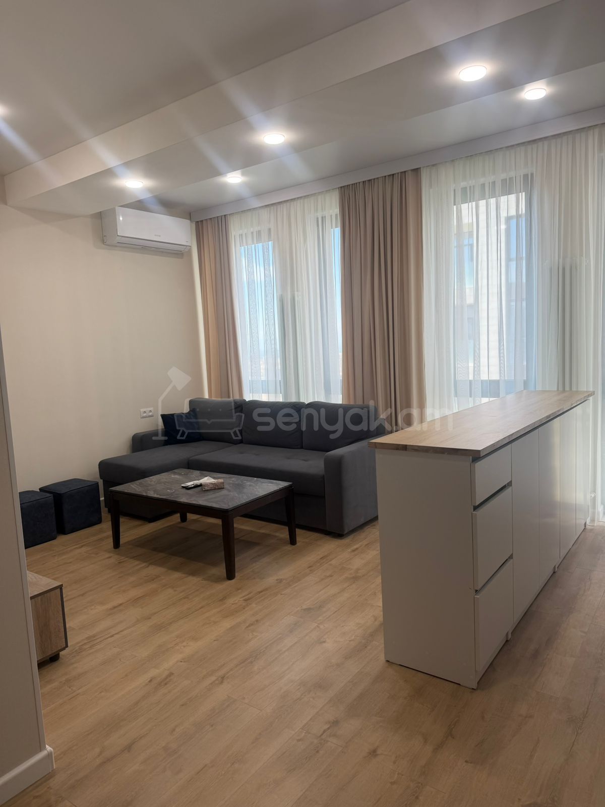 2 Սենյականոց Բնակարան Նորակառույցում, 60քմ, 4/14 հարկ, Կապիտալ Վերանորոգված, Կահավորված